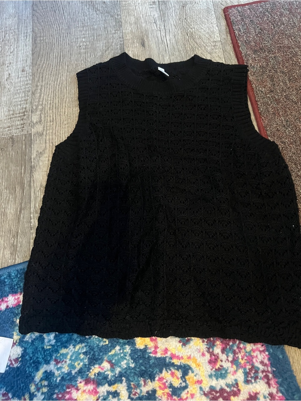 Dokotoo Women's Black Sleeveless Knit Top